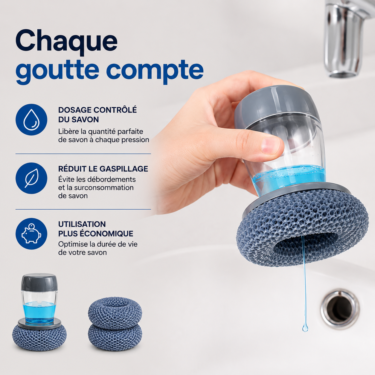 Une vaisselle impeccable, sans éponges sales ni bactéries