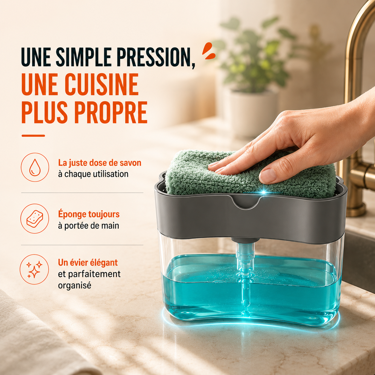 Le distributeur de savon liquide Minova