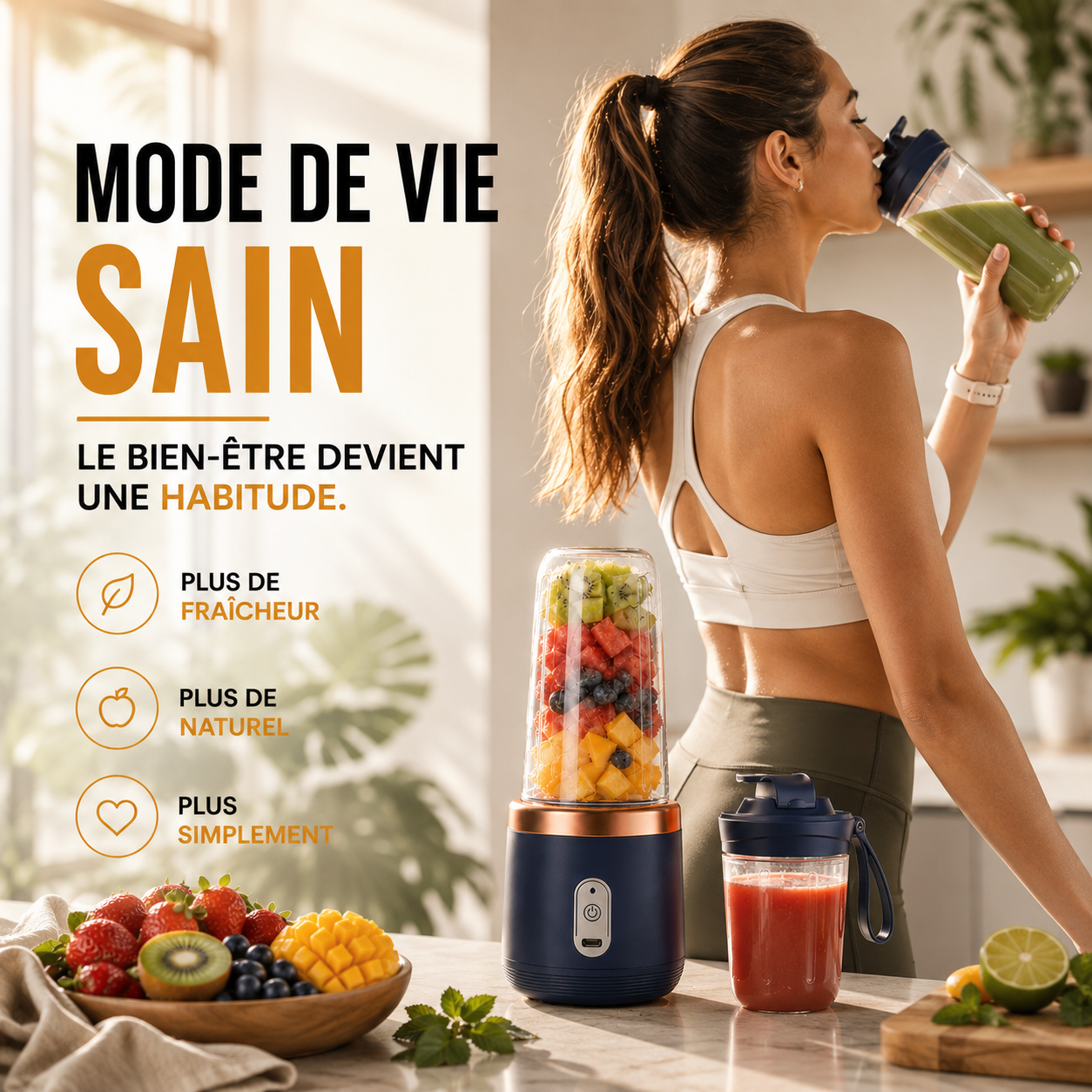 Le mixeur idéal pour vos boissons maison