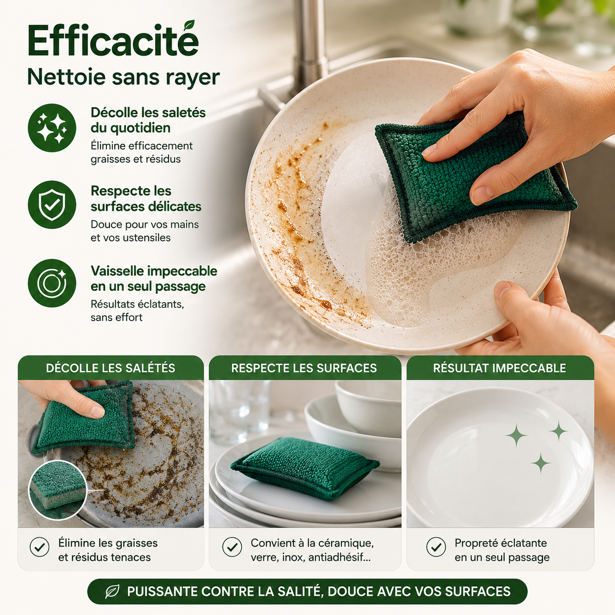 La fin des éponges jetables