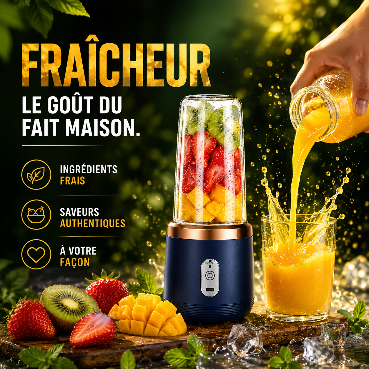 Le mixeur idéal pour vos boissons maison