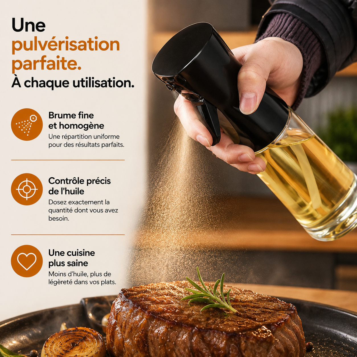 Le vaporisateur qui sublime chaque préparation