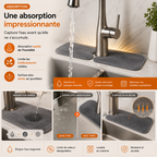 Le tapis absorbant MINOVA™ qui garde votre évier impeccable