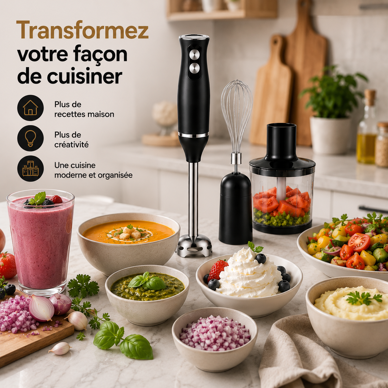 Le mixeur multifonction qui transforme votre façon de cuisiner