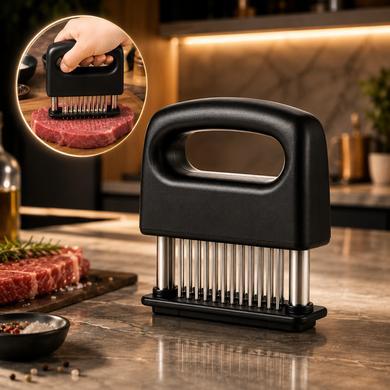 L'attendrisseur Minova™ qui révèle la saveur de vos viandes