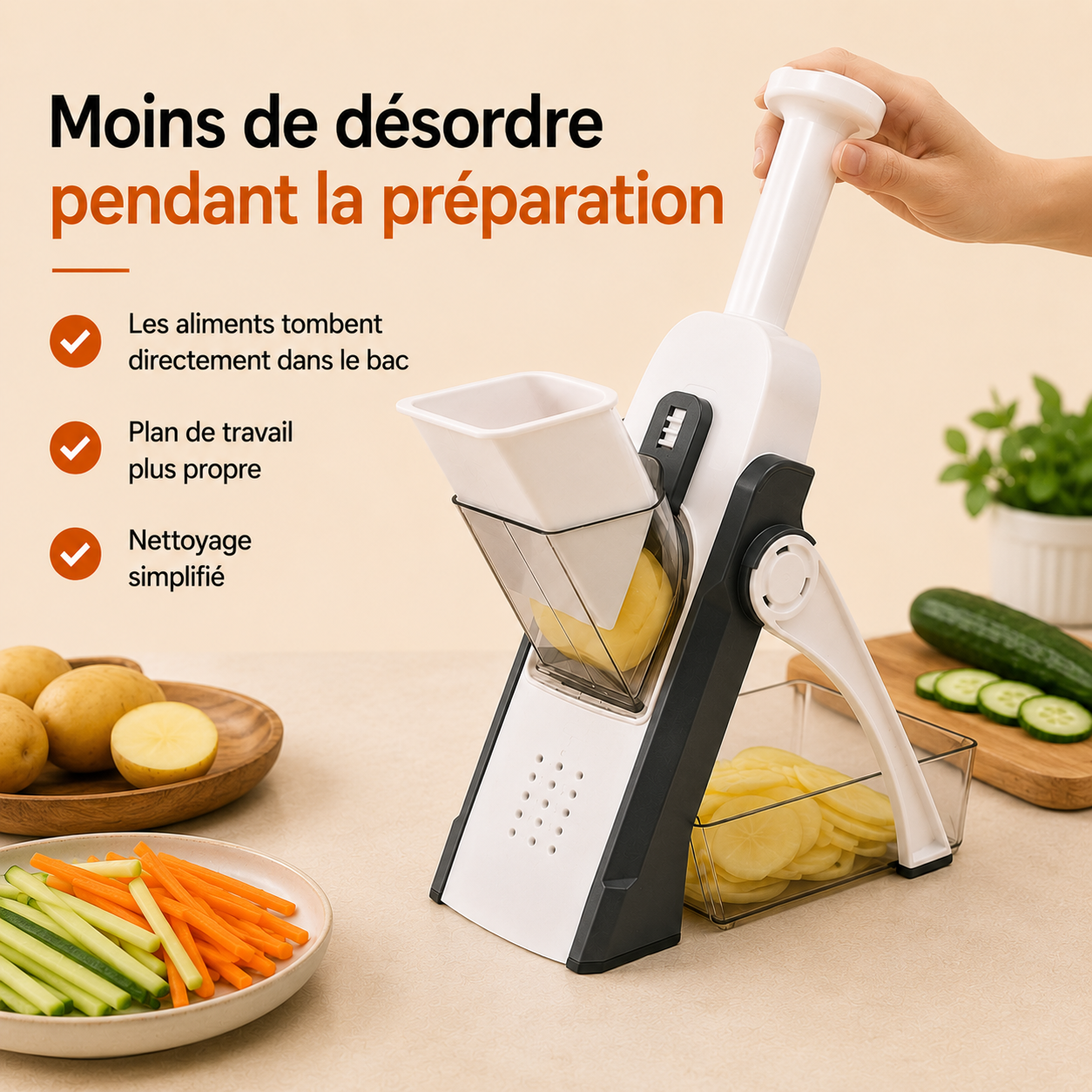 La mandoline qui transforme chaque préparation