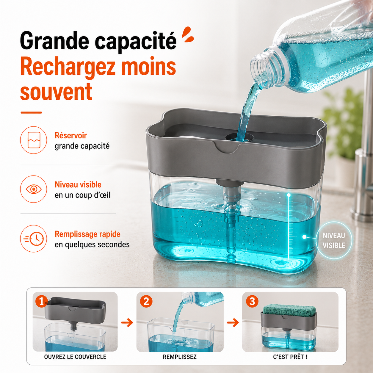 Le distributeur de savon liquide Minova