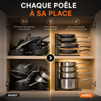 Le range-poêles qui transforme enfin vos placards