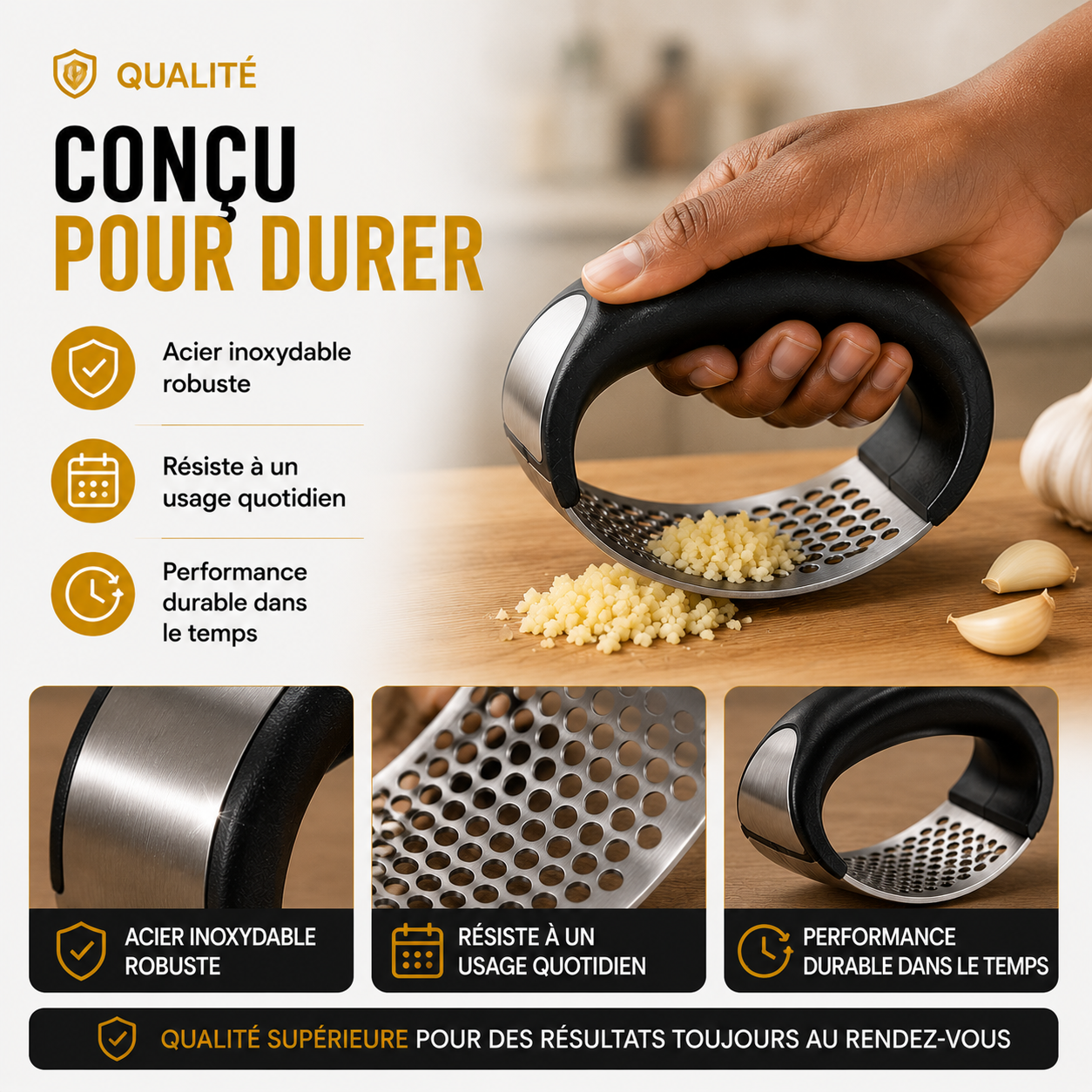 Hachoir manuel de précision qui change votre façon de cuisiner