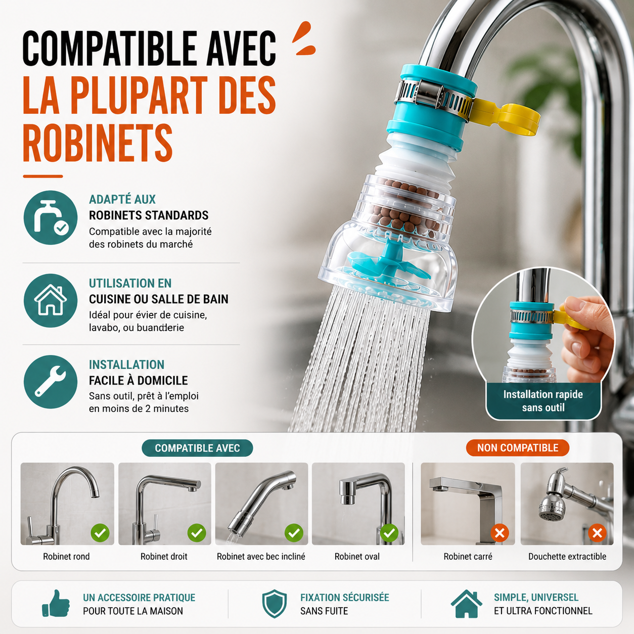 L'accessoire JetPréci MINOVA qui transforme votre évier