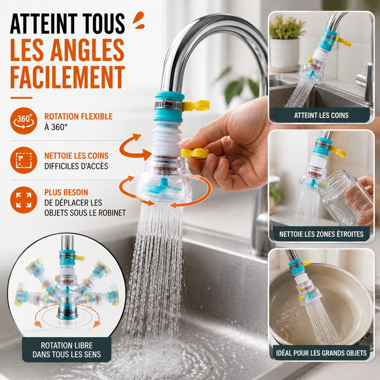 L'accessoire JetPréci MINOVA qui transforme votre évier