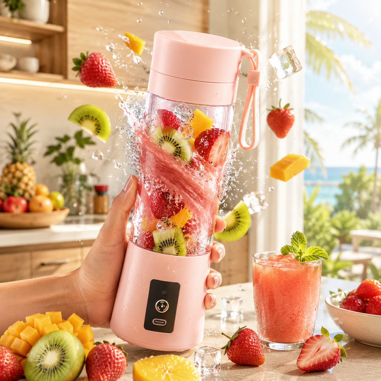 Le blender portable qui vous accompagne partout