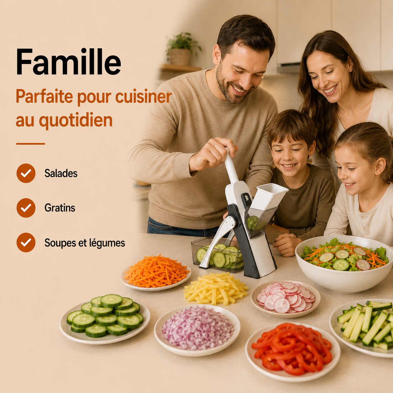 La mandoline qui transforme chaque préparation