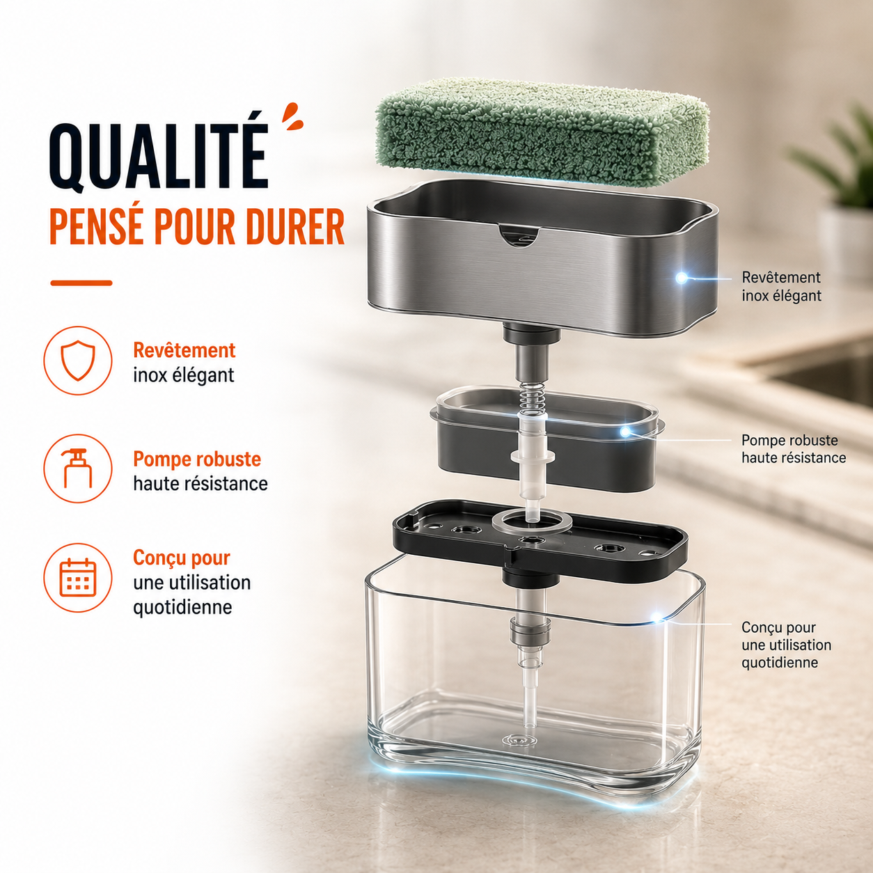 Le distributeur de savon liquide Minova