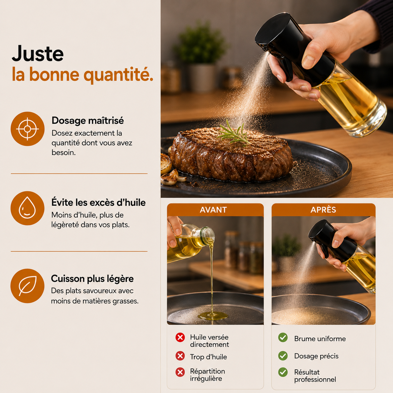 Le vaporisateur qui sublime chaque préparation