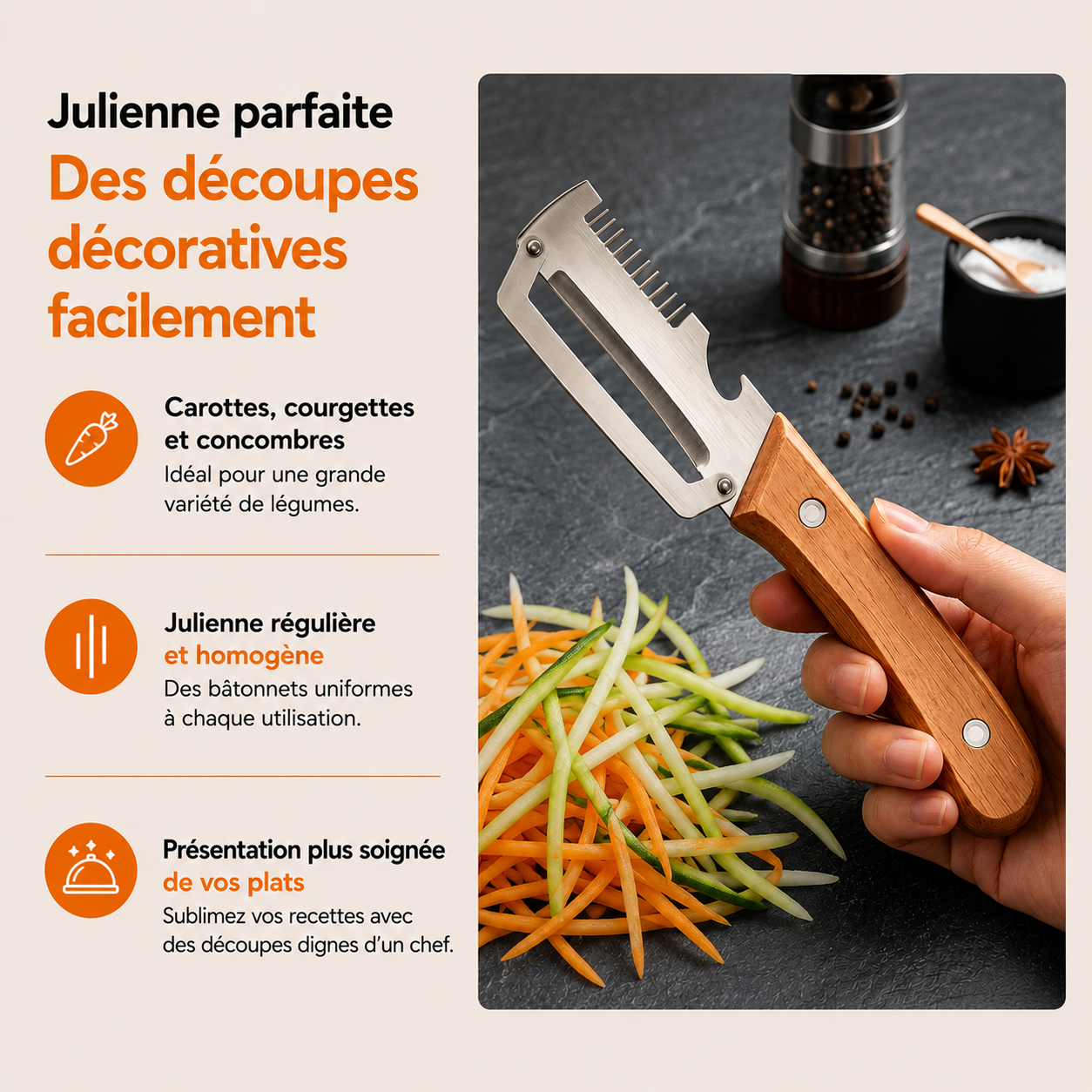 Préparez vos légumes comme un chef