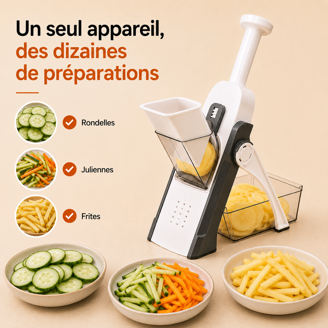 La mandoline qui transforme chaque préparation