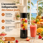 Le blender portable qui vous accompagne partout