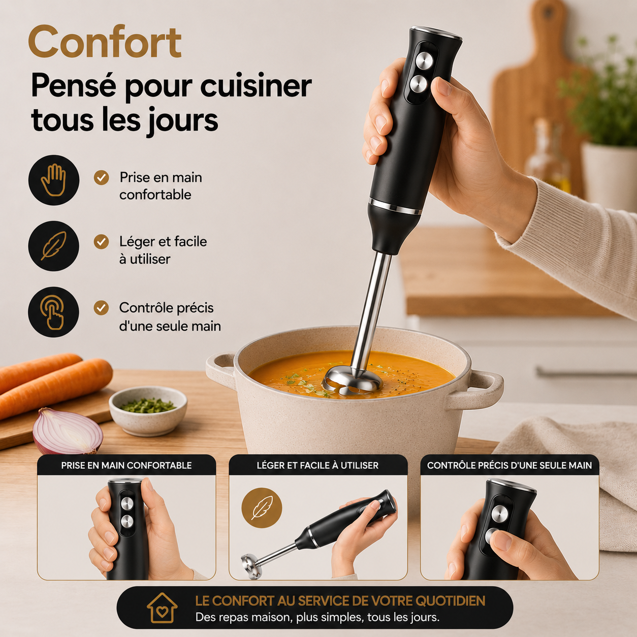 Le mixeur multifonction qui transforme votre façon de cuisiner