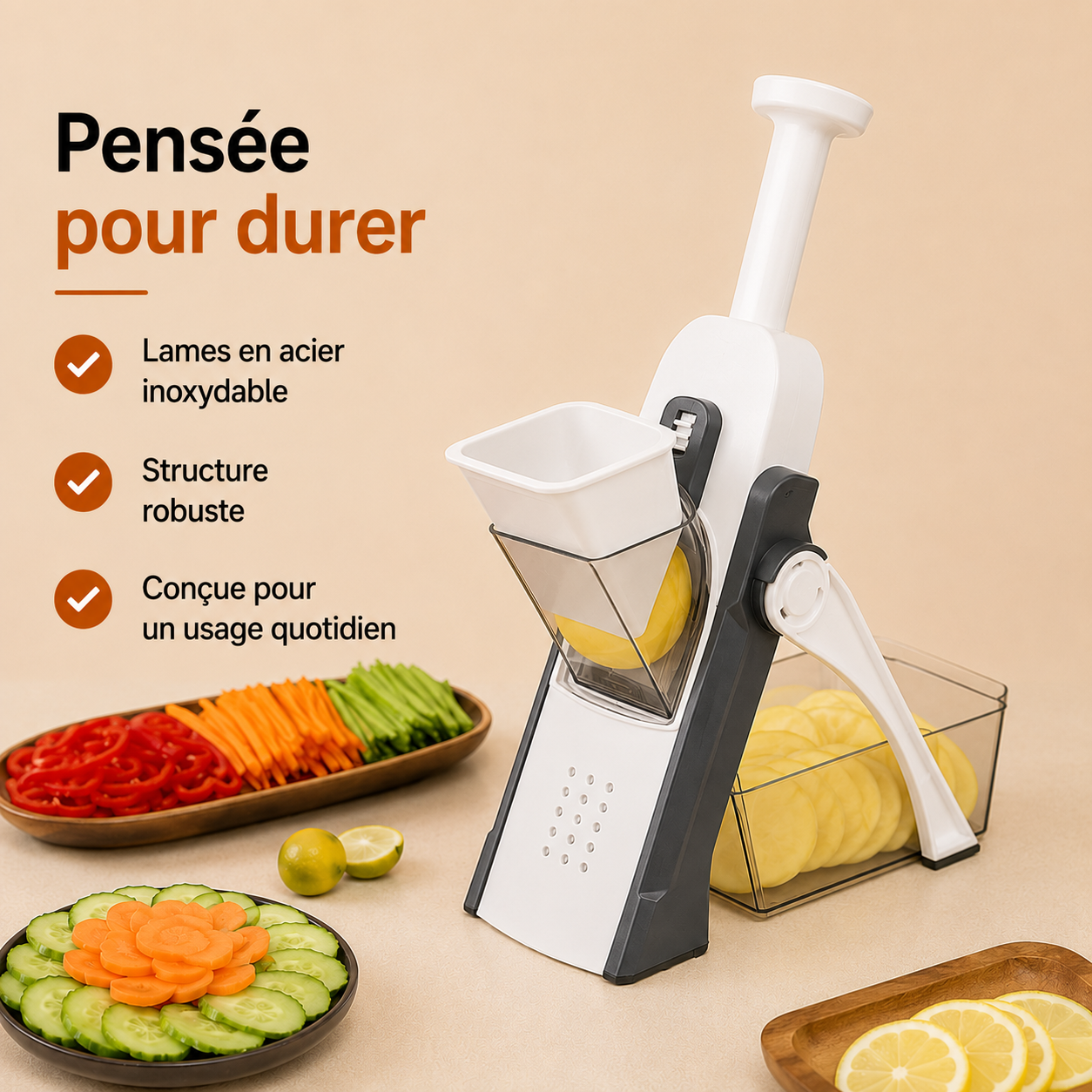 La mandoline qui transforme chaque préparation