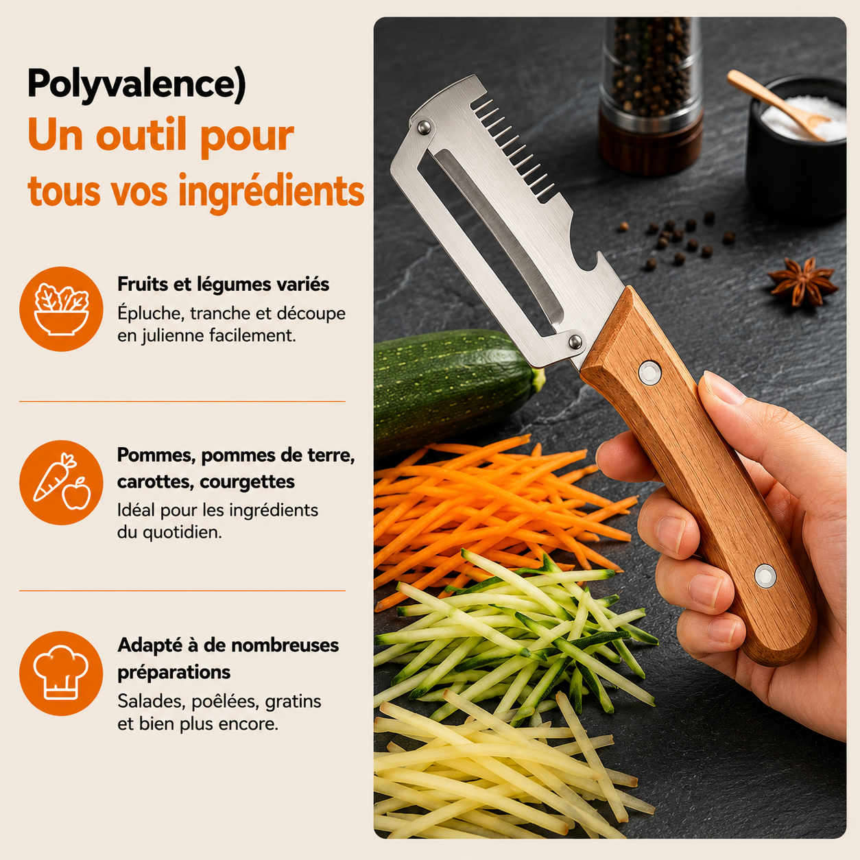 Préparez vos légumes comme un chef