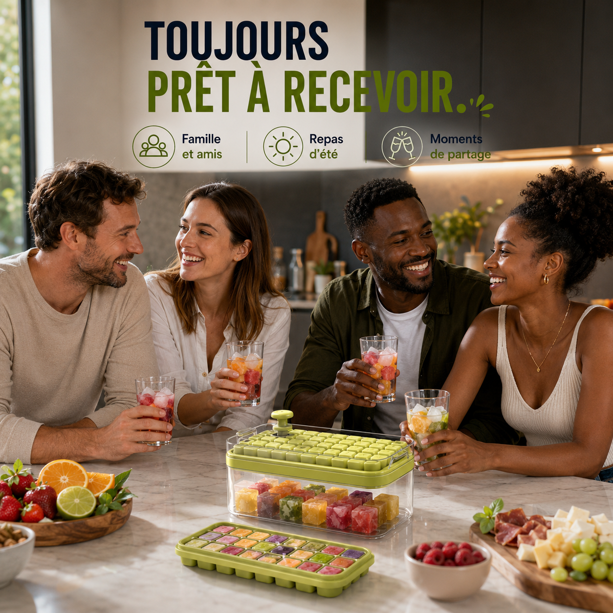 Le bac à glaçons qui vous accompagne cet été