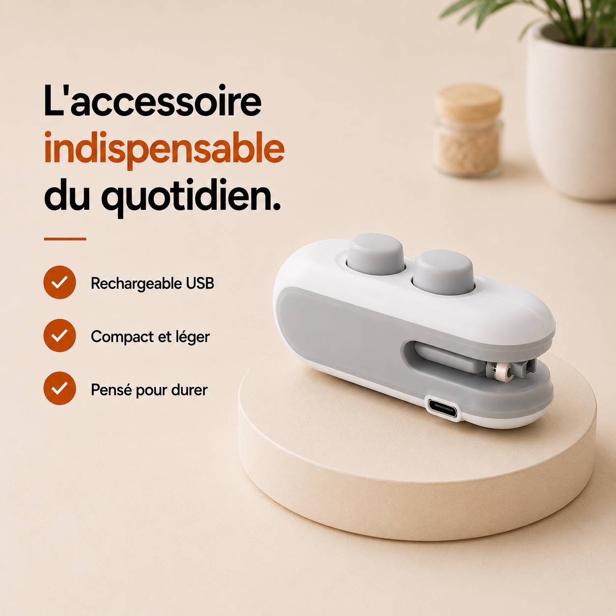 La mini scelleuse qui garde vos aliments plus longtemps