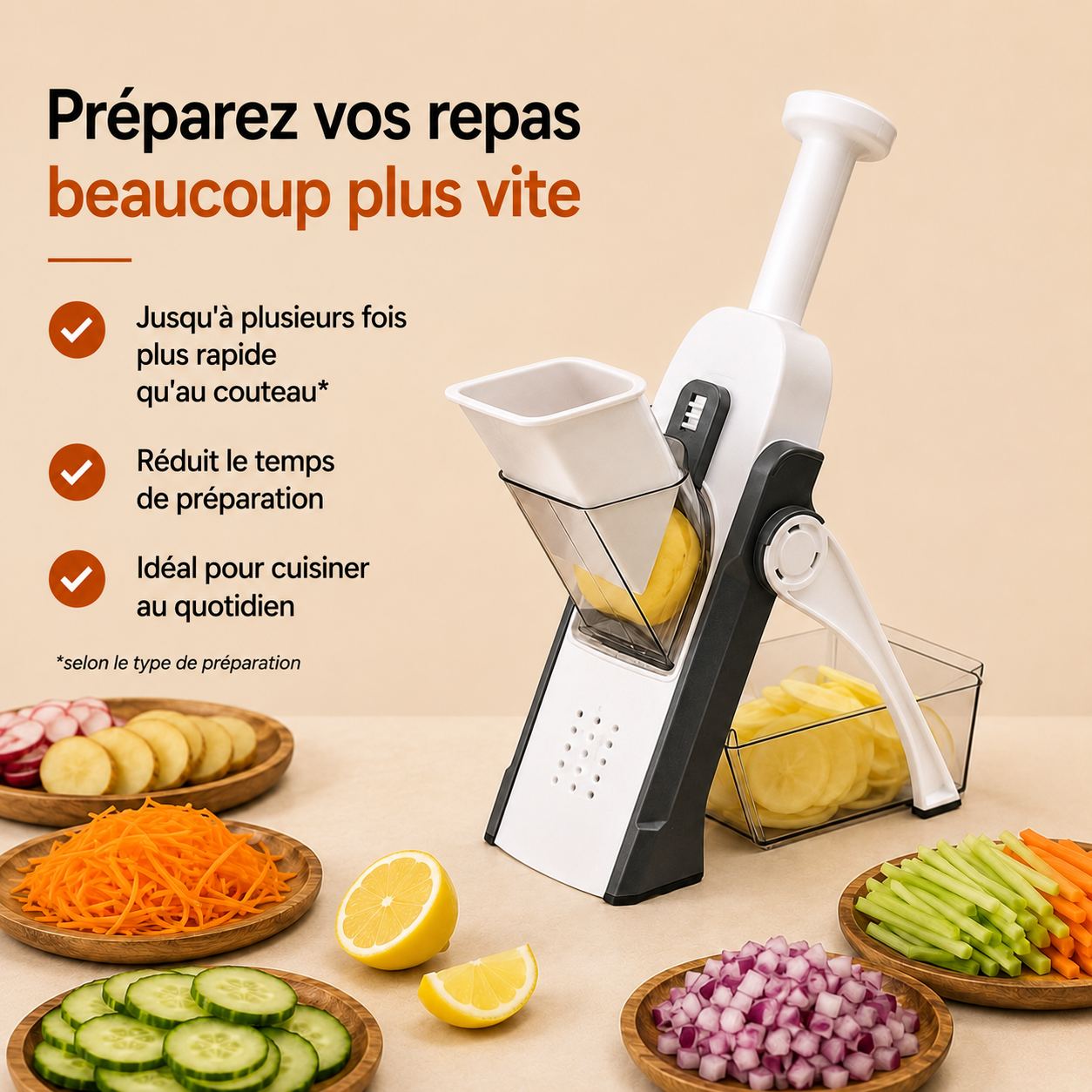 La mandoline qui transforme chaque préparation