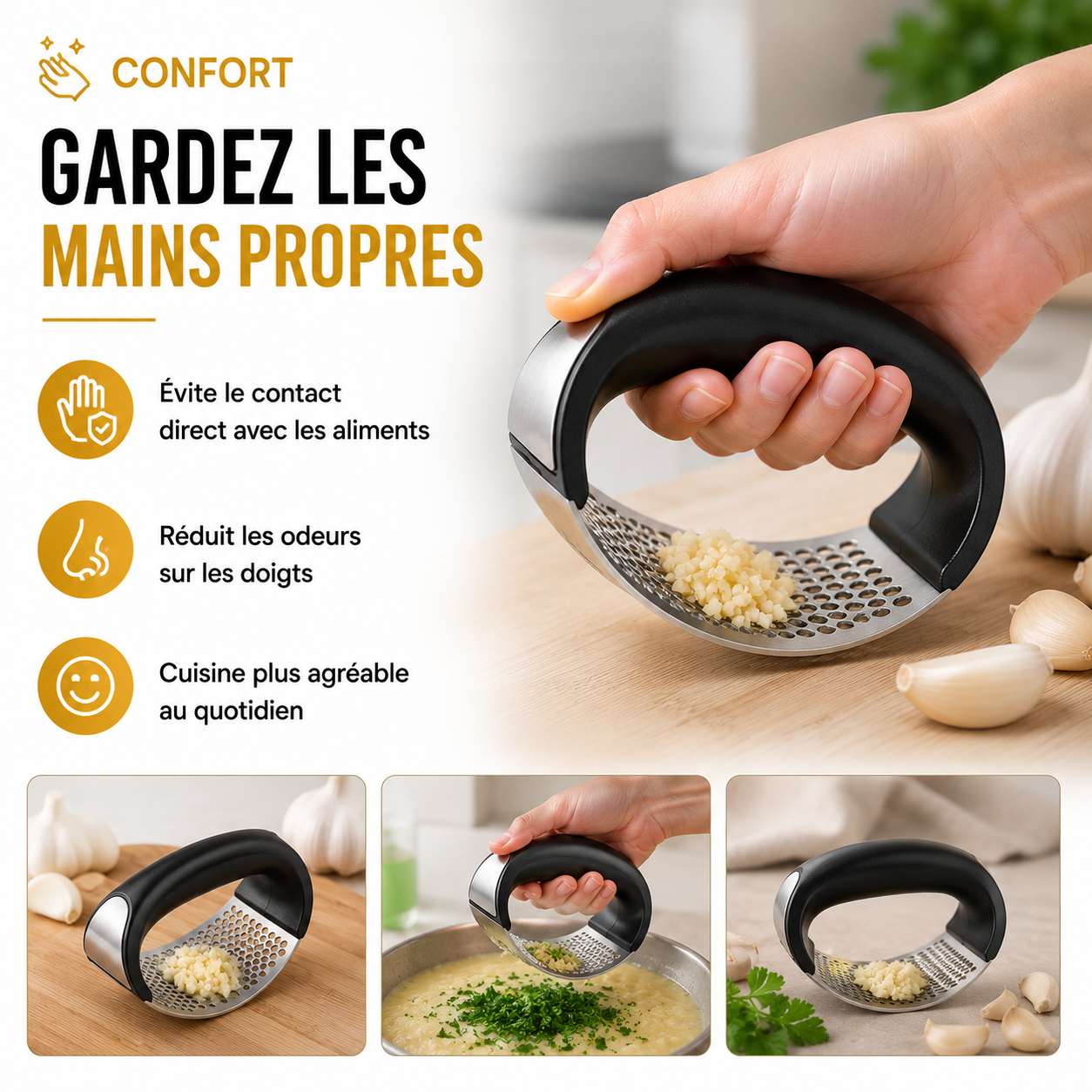 Hachoir manuel de précision qui change votre façon de cuisiner