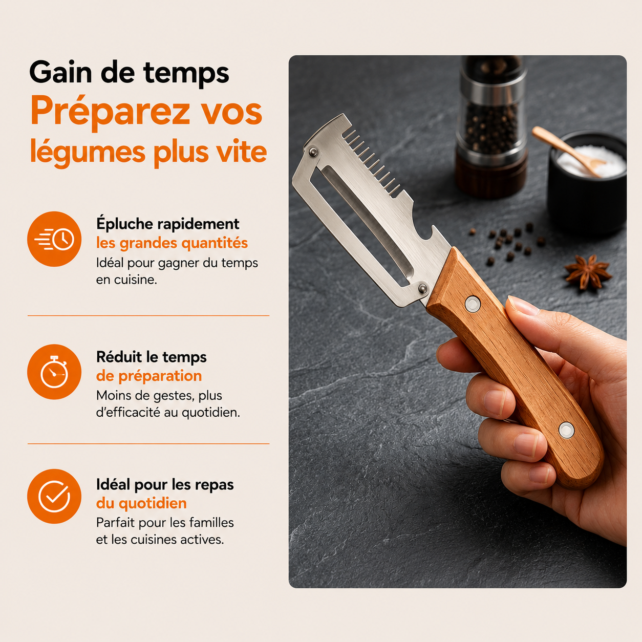 Préparez vos légumes comme un chef