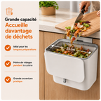 La poubelle suspendue qui simplifie chaque préparation