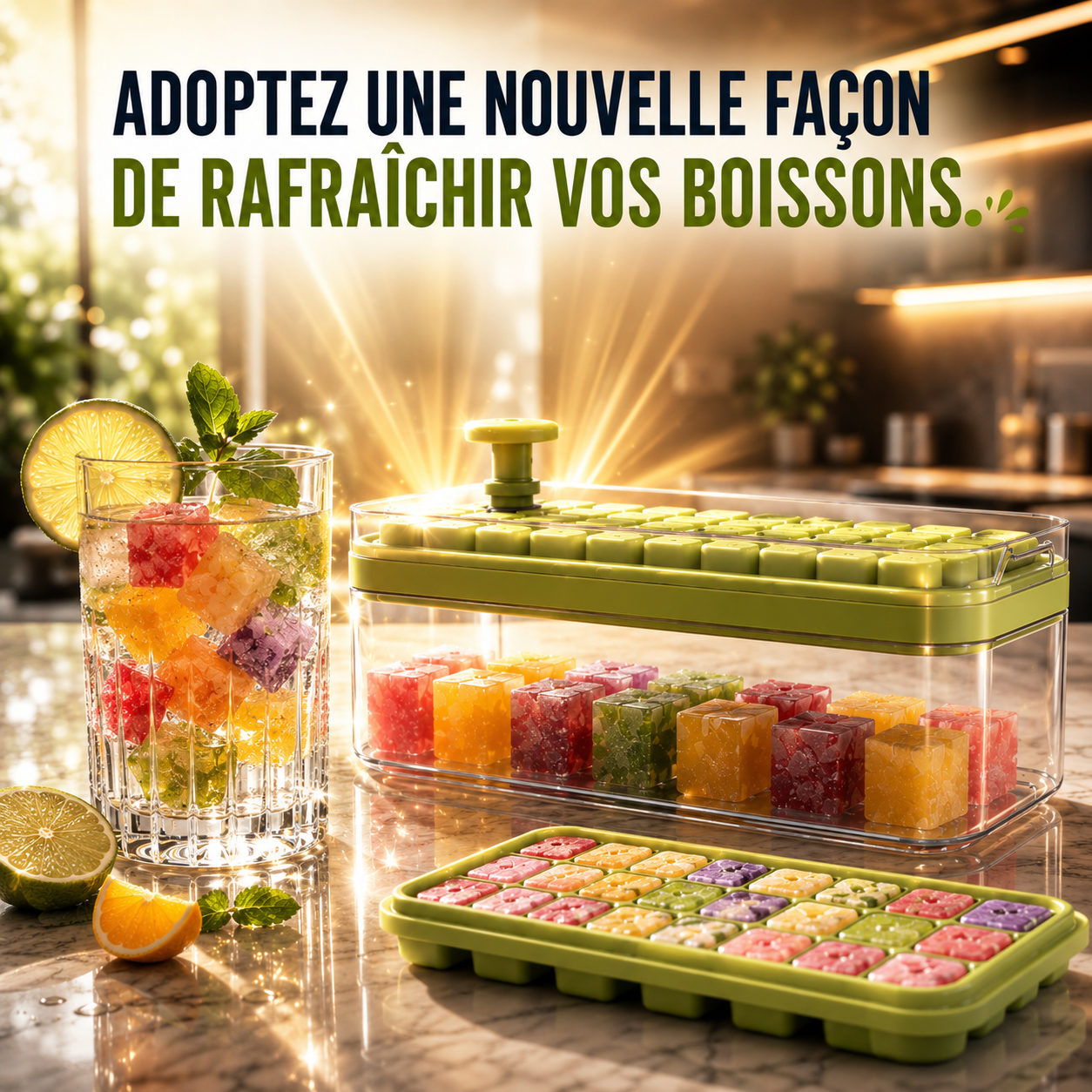 Le bac à glaçons qui vous accompagne cet été
