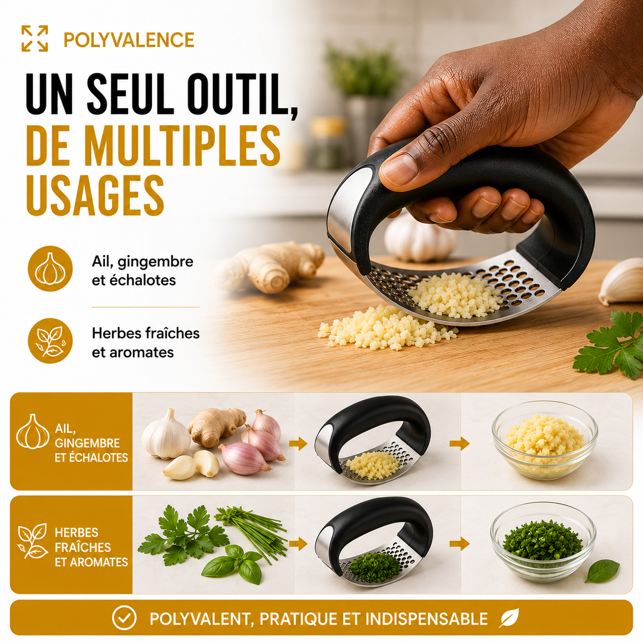 Hachoir manuel de précision qui change votre façon de cuisiner